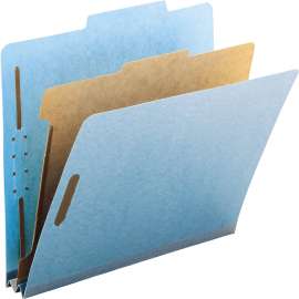 Smead 1-Divider Recy. Pressbrd Classifictn Folders
