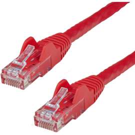 StarTech.com 7ft CAT6 Ethernet Cable - Red Snagless Gigabit - 100W PoE UTP 650MHz Category 6 Patch Cord UL Certified Wiring/TIA