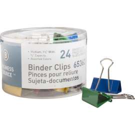 Bus. Source Colored Fold-back Binder Clips