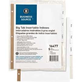 Bus. Source Tear-resistant Clr Tab Index Dividers