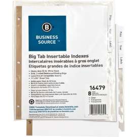 Bus. Source Tear-resistant Clr Tab Index Dividers