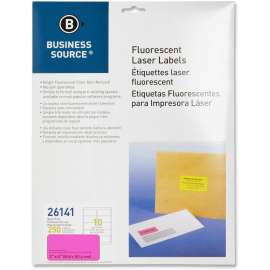 Bus. Source 2" Fluorescent Color Laser Labels
