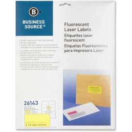 Bus. Source 2" Fluorescent Color Laser Labels