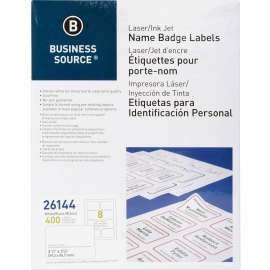 Bus. Source Laser/Inkjet Name Badge Labels