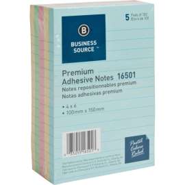 Bus. Source Ruled Adhesive Notes