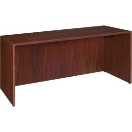 Lorell Essentials Mahogany Laminate Desking
