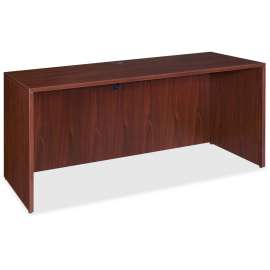Lorell Essentials Mahogany Laminate Desking