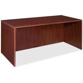 Lorell Essentials Mahogany Laminate Desking