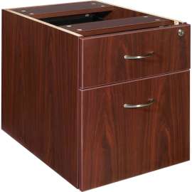 Lorell Essentials Mahogany Laminate Desking