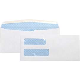 Bus. Source No. 10 Double Window Invoice Envelopes