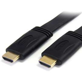 StarTech.com 25 ft Flat High Speed HDMI Cable with Ethernet