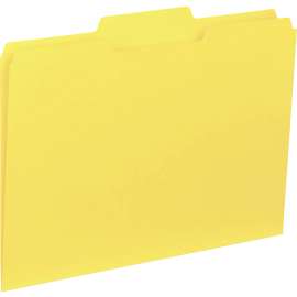Bus. Source 1/3-cut Colored Interior File Folders