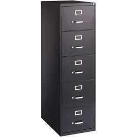Lorell Commercial-grade Black Deep Vertical Files