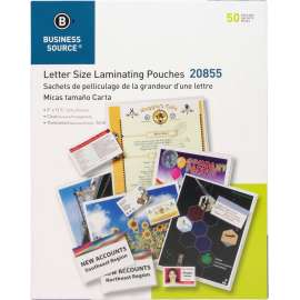 Bus. Source 5 mil Clear Laminating Pouches