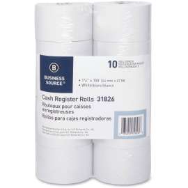 Bus. Source 1-Ply 155' Adding Machine Paper Rolls