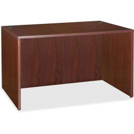 Lorell Essentials Mahogany Laminate Desking