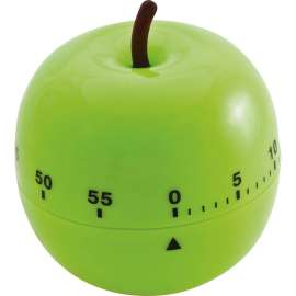 Shaped Timer, 4 1/2" dia., Green Apple