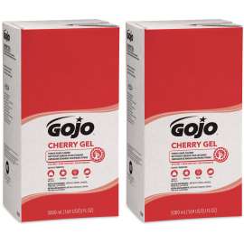 Cherry Gel Pumice Hand Cleaner, 5000 ml Refill, 2/Carton