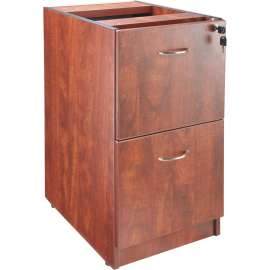 Lorell Essentials Series Cherry Laminate Desking