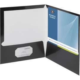 Bus. Source Laminated Cover 2-pocket Portfolio