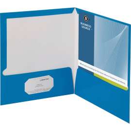 Bus. Source Laminated Cover 2-pocket Portfolio