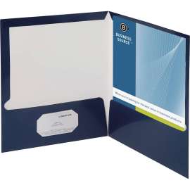 Bus. Source Laminated Cover 2-pocket Portfolio