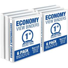 Samsill 1" Value View Binders