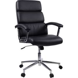 Lorell Leather High-back Chair
