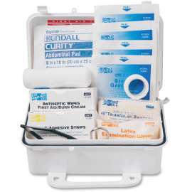 ANSI #10 Weatherproof First Aid Kit, 57-Pieces, Plastic Case