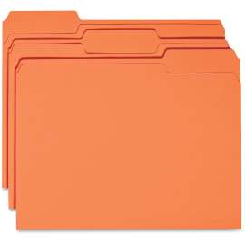 Bus. Source 1-ply Tab Colored File Folder