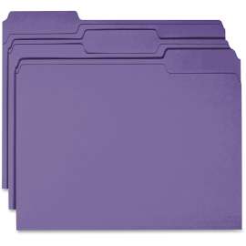 Bus. Source 1-ply Tab Colored File Folder