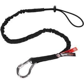 Squids Tool Lanyards, 35 in to 42 in x 1 in, 10 lb, Black