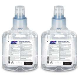 Purell Advanced Instant Hand Sanitizer Foam Refill, 1200mL, 2 Refills/Carton - 1905-02
