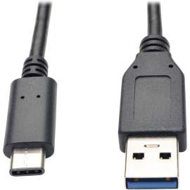 USB 3.1 Gen 1 (5 Gbps) Cable, USB Type-C (USB-C) to USB Type-A (M/M), 3 ft.