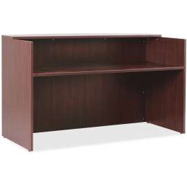 Lorell Essentials Mahogany Laminate Desking