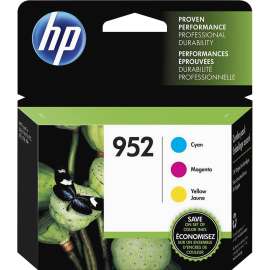 HP 952 Original Inkjet Ink Cartridge - Cyan, Yellow, Magenta - 3 / Pack