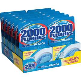 WD-40 2000 Flushes Blue/Bleach Bowl Cleaner