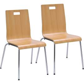 Lorell Bentwood Cafe Chair