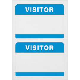 Advantus Self-Adhesive Visitor Badges