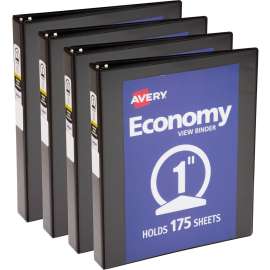 Avery Round Ring Economy View Binder