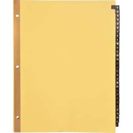 Bus. Source 1-31 Black Leather Tab Index Dividers