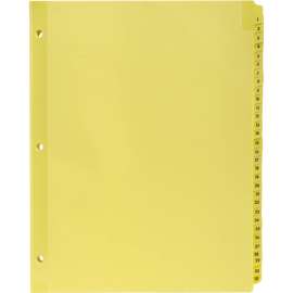 Bus. Source Preprinted 1-31 Tab Index Dividers