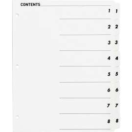 Bus. Source TOC Quick Index Dividers