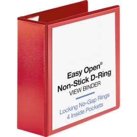 Bus. Source Red D-ring Binder