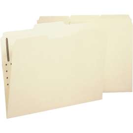 Bus. Source 2-ply Tab Legal Fastener Folders