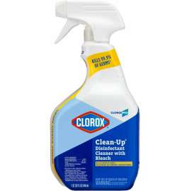 CloroxPro Clean-Up Disinfectant Cleaner with Bleach Spray, Clear, 216/Bundle