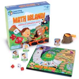 Learning Resources Math Island! Addition & Subtraction Game, 1 Each