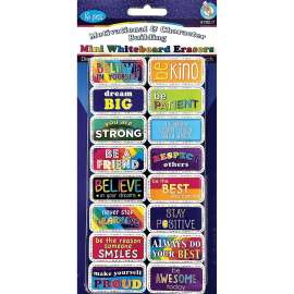 Ashley Nonmagnetic Mini Whiteboard Erasers