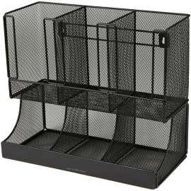 Mind Reader 6-Compartment Coffee Condiment Organizer