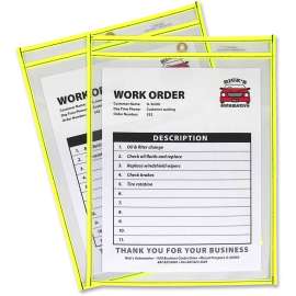 C-Line Neon Colored Stitched Shop Ticket Holders